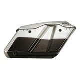 HR3 Silver Fortune / Sumatra Brown Hard Saddlebags Harley Hard Bags (Regular) For 14-23 Harley Touring