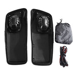 HR3 Vivid Black CVO Saddlebag Lids With 5" x 7" Speaker Cutouts For Harley Touring Models 2014-2023