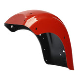 HR3 Pearl Red & Dark Alloy Motorcycle Mudguard CVO STYLE REAR FENDER FOR Harley Touring 2014-2023