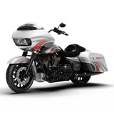 HR3 Candy Red / Silver Honeycomb Fade Complete Body Fairing Kit For Harley Road Glide Special FLTRXS 15-23