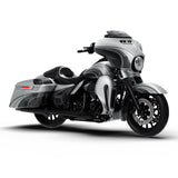 HR3 Silver / Black Honeycomb Fade Complete Body Fairing Kit For Harley CVO Street Glide FLHXSE 14-23