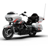 HR3 Candy Red / Silver Honeycomb Fade Complete Body Fairing Kit For Harley Road Glide Limited FLTRK 15-23