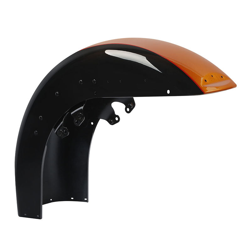 HR3 Amber Whiskey/Vivid Black Motorcycle Front Mudguard Fender (can be installed with lighting) ELECTRA GLIDE ULTRA LIMITED(FLHTK) 2016