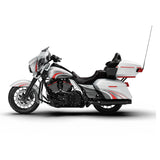 HR3 Candy Red / Silver Honeycomb Fade Complete Body Fairing Kit For Harley Ultra Limited  FLHTK 14-23