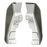 HR3 Silver Fortune / Black Tempest Mid Frame Air Heat Deflectors For Harley Touring and Trike Models 17-24