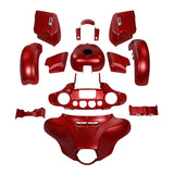 HR3 Wicked Red Denim Complete Body Fairing Kit For Harley Street Glide Special FLHXS 14-23