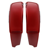 HR3 Wicked Red Denim CVO Stretched Saddlebags