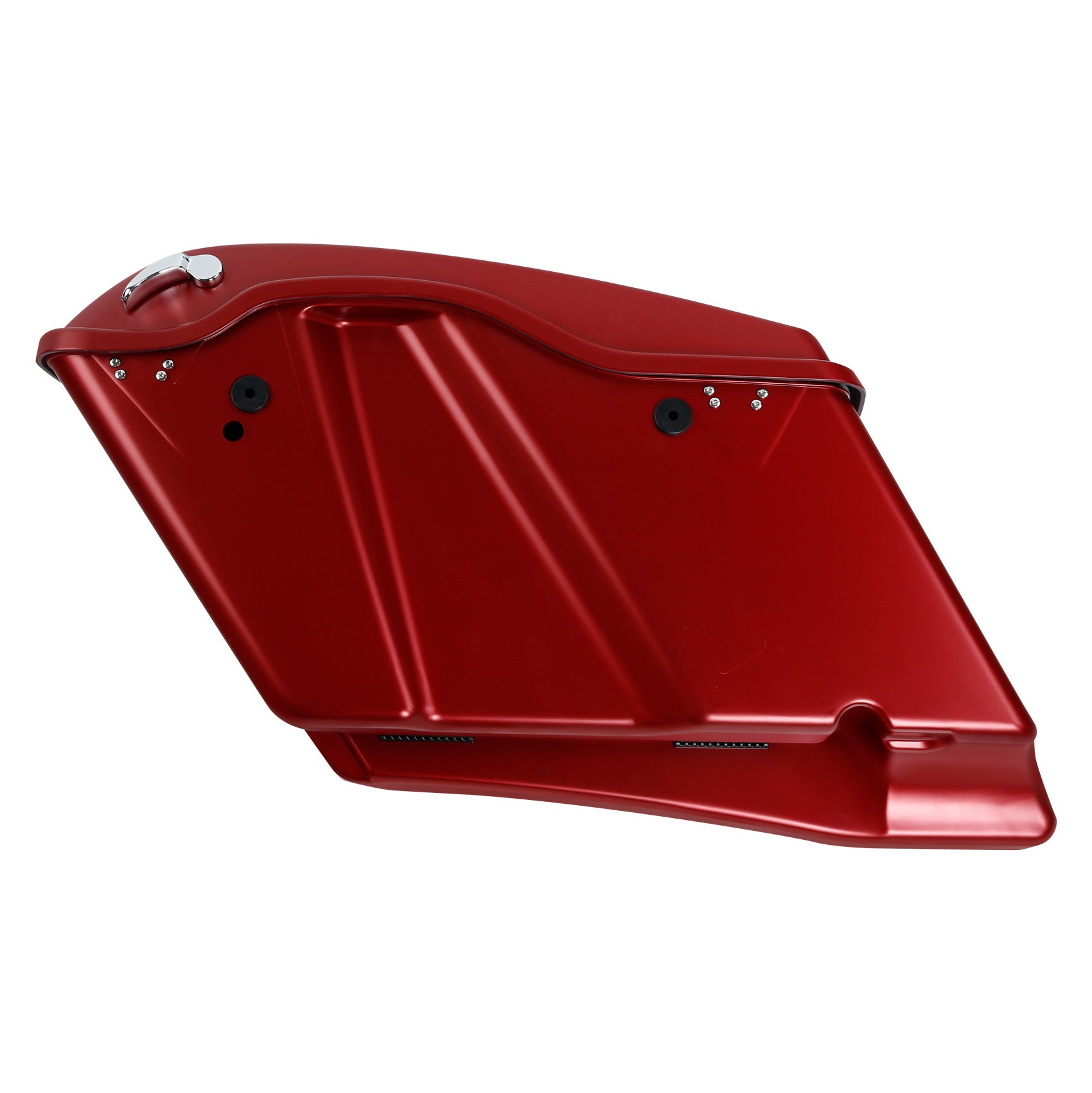 HR3 Wicked Red Denim CVO Stretched Saddlebags