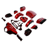 HR3 Wicked Red / Twisted Cherry Complete Body Fairing Kit For Harley Ultra Limited  FLHTK 14-23