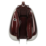 HR3 Twisted Cherry / Silver Fortune Fuel Gas Tank For 2008-2023 Harley Touring Models