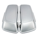 HR3 Brilliant Silver Pearl Hard Saddlebags (Regular) For 14-23 Harley Touring