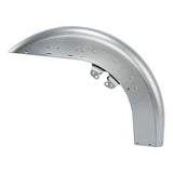 HR3 Brilliant Silver Pearl Motorcycle 18" Front Mudguard Fender (can be installed with lighting) For Harley Touring Electra Glide Ultra Limited Tri Glide 14-23