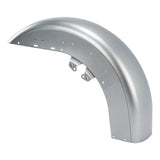 HR3 Brilliant Silver Pearl Motorcycle 18" Front Mudguard Fender (can be installed with lighting) For Harley Touring Electra Glide Ultra Limited Tri Glide 14-23