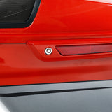 HR3 Orange Lava & Silver Gray CVO Stretched saddlebags with Speaker Lids