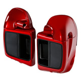 HR3 Wicked Red Vented Lower Fairing Kit With 6.5" Speaker Pods For Harley Touring models 2014-2024