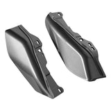 HR3 Industrial Gray & Silver Gray Mid Frame Air Heat Deflectors For Harley Touring and Trike Models 17-24