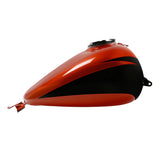 HR3 Sunburst Orange / Starfire Black Fuel Gas Tank For 2008-2023 Harley Touring Models