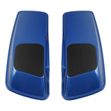 HR3 Electric Blue 6 X 9" Saddlebags Lid Speaker Cutouts W/ Grill For Harley Touring Models 2014-2023