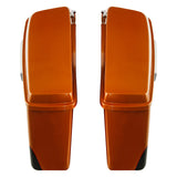 HR3 Amber Whiskey / Vivid Black Hard Saddlebags (Regular) For 14-23 Harley Touring