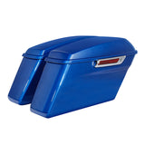 HR3 Electric Blue Hard Saddlebags (Regular) For 14-23 Harley Touring