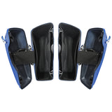 HR3 Electric Blue Hard Saddlebags (Regular) For 14-23 Harley Touring