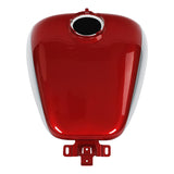 HR3 Wicked Red / Barracuda Silver Fuel Gas Tank For 2008-2023 Harley Touring Models