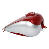 HR3 Wicked Red / Barracuda Silver Fuel Gas Tank For 2008-2023 Harley Touring Models