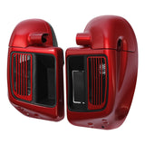 HR3 Wicked Red Vented Lower Fairing Kit For Harley Touring Models 2014-2023 (Fits water cooled models)