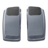 HR3  Gunship Gray 6 X 9" Saddlebags Lid Speaker Cutouts W/ Grill Fit For Harley Touring 2014-2022