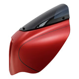 HR3 Wicked Red Denim Headlight Fairing & Windshield Fit For Harley Softail FXBB FXLR 2018-2022