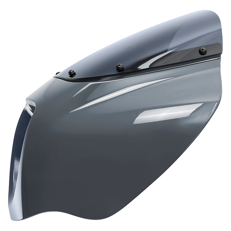 HR3 Gunship Gray Headlight Fairing & Windshield Fit For Harley Softail FXBB FXLR 2018-2022