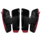 HR3 Velocity Red Sunglo 2016S Hard Saddlebags (Regular) For 14-23 Harley Touring