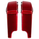 HR3 Velocity Red Sunglo 2016S 5" Stretched Extended Saddlebags For Harley Touring 2014-2023