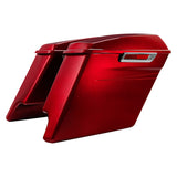 HR3 Velocity Red Sunglo 2016S 5" Stretched Extended Saddlebags For Harley Touring 2014-2023