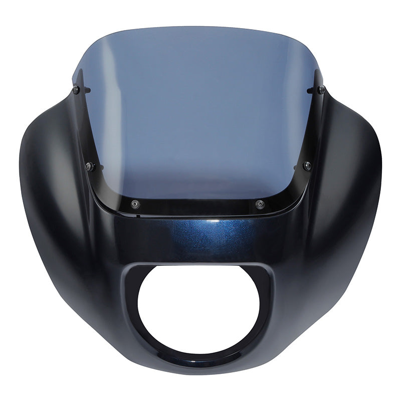 HR3 Midnight Blue Headlight Fairing & Windshield Fit For Harley Softail FXBB FXLR 2018-2022