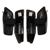 HR3 Black Forest & Wineberry CVO Stretched Saddlebags with Speaker Lids For 14-23 Harley Touring