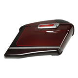 HR3 Black Forest & Wineberry CVO Stretched Saddlebags with Speaker Lids For 14-23 Harley Touring