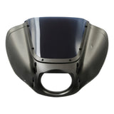 HR3 Industrial Gray Headlight Fairing & Windshield Fit For Harley Softail FXBB FXLR 2018-2022