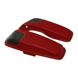 HR3 Wicked Red CVO Saddlebag Lids With 5" x 7" Speaker Cutouts For Harley Touring Models 2014-2023