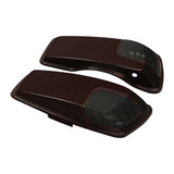 HR3 Twisted Cherry CVO Saddlebag Lids With 5" x 7" Speaker Cutouts For Harley Touring Models 2014-2023