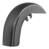 HR3 Industrial Gray Motorcycle 18" Wide Tire Front Mudguard Fender For Harley Touring Models 2014-2023