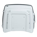 HR3 Apple Green / White Gray King Size Tour Pack Luggage with Speaker Cut Outs For 14-24 Harley Touring