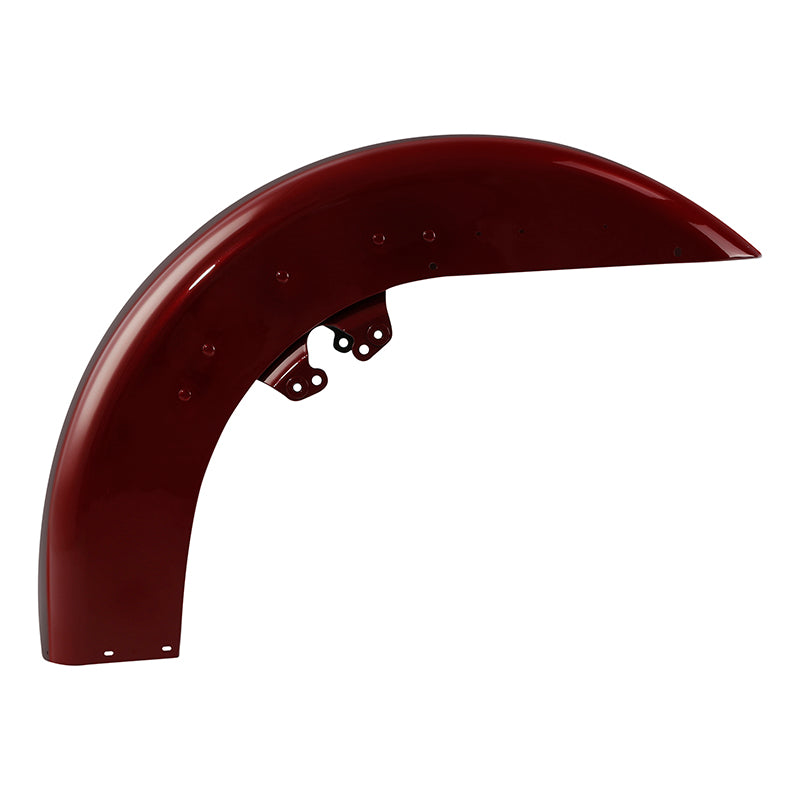 HR3 Mysterious Red Sunglo/ Velocity Red Sunglo Motorcycle Front Mudguard Fender (can be installed with lighting)