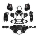 HR3 Black Tempest Complete Body Fairing Kit For Harley Street Glide FLHX 14-23