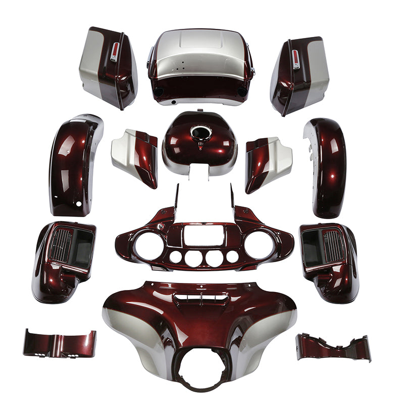 HR3 Twisted Cherry / Silver Fortune Ultra Limited Fairing Kit
