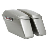 HR3 Silver Fortune  Hard Saddlebags Harley Hard Bags (Regular) For 14-23 Harley Touring