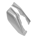 HR3 Silver / Black Honeycomb Fade Mid Frame Air Heat Deflectors For Harley Touring and Trike Models 17-24