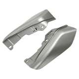 HR3 Silver Fortune Mid Frame Air Heat Deflectors For Harley Touring and Trike Models 17-24