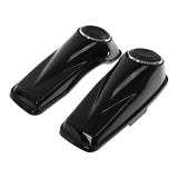 HR3 Vivid Black 6.5" Saddlebag Speaker Lids For Harley Touring Street Glide Road King 2014-2023