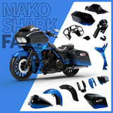 HR3 Mako Shark Fade CVO Road Glide Fairing Kit